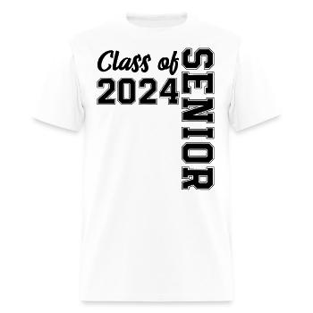 Class of 2024 Senior 24 High School Graduation - Men's T-Shirt - white - Front - Jose (178cm)