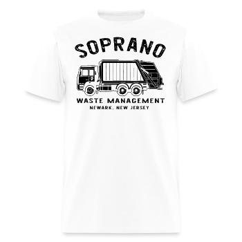 Soprano Waste Management Newark New Jersey - Men's T-Shirt - white - Front - Jose (178cm)