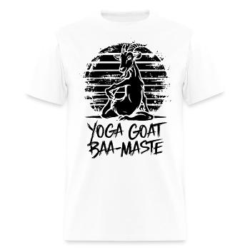 Goat Yoga Game Yoga Class Yoga Instructor Yoga - Men's T-Shirt - white - Front - Jose (178cm)
