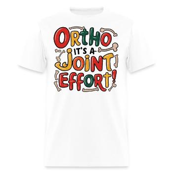 Ortho It's A Joint Effort - Men's T-Shirt - white - Front - Jose (178cm)