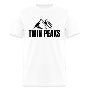 TWIN PEAKS - Men's T-Shirt - white - Front - Jose (178cm)