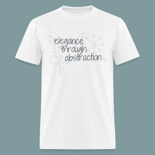 Elegance through Abstraction - Men's T-Shirt
