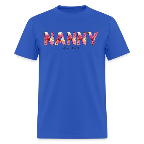 Nanny Est 2025 | Floral Pattern Font - Men's T-Shirt