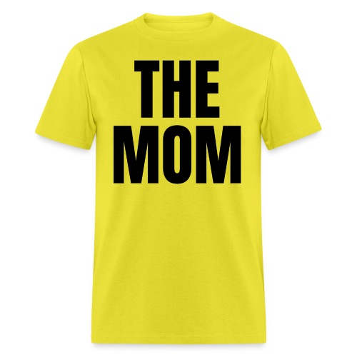 THE MOM (Big Bold Black Font) - Men's T-Shirt