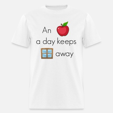 At Apple a day keeps windows away operating system' Men's T-Shirt |  Spreadshirt