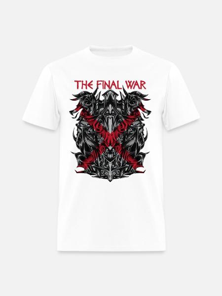 Final War Glyphs - Men's T-Shirt - white