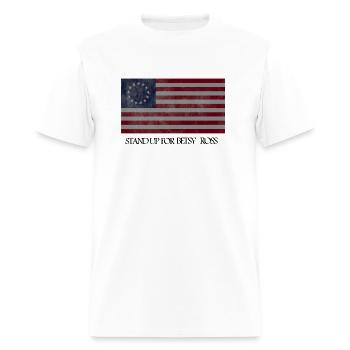 rush limbaugh betsy ross t-shirt - Men's T-Shirt - white - Front - Jose (178cm)