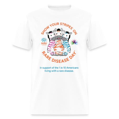 Show Your Stripes for Rare Disease Day - Men's T-Shirt