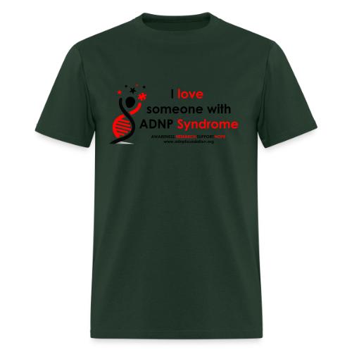 I LOVE SOMEONE WITH ADNP SYNDROME RED AND BLACK FO - Men's T-Shirt