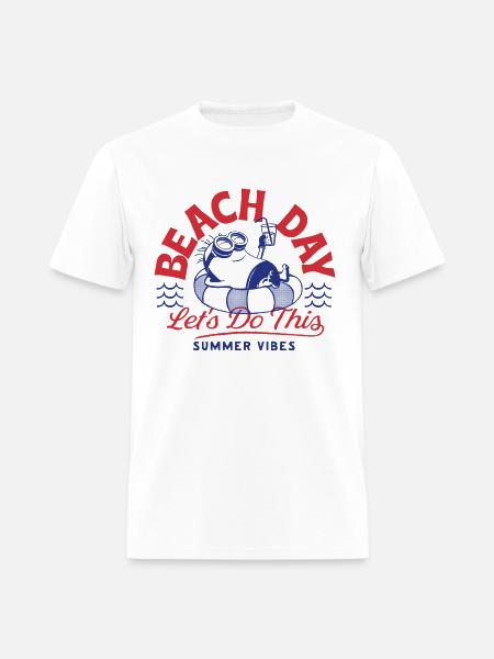 Minions Phil Beach Day Summer Vibes - Men's T-Shirt - white
