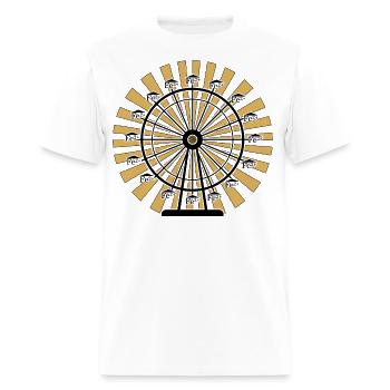 Chemistry Shirt, Ferrous Wheel Ferris Wheel - Men's T-Shirt - white - Front - Jose (178cm)