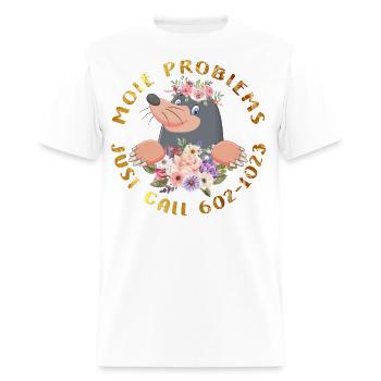 Mole Day Mole Problems Just Call Avogadro's - Men's T-Shirt - white - Front - Jose (178cm)