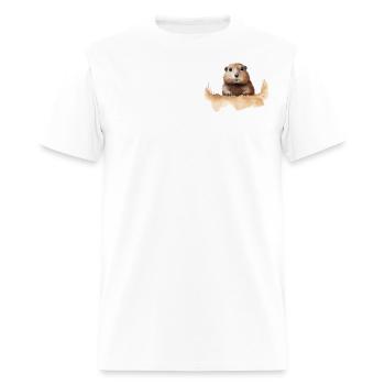Shadow Seeker Humorous Groundhog Day Shadow - Men's T-Shirt - white - Front - Jose (178cm)