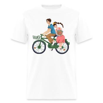 Couple love - Men's T-Shirt - white - Front - Jose (178cm)
