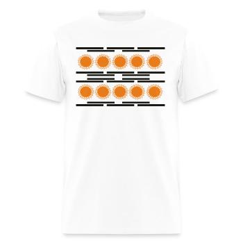 SHOP COLLECTIONS12 - Men's T-Shirt - white - Front - Jose (178cm)