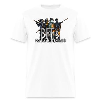 BFFs Battlefield Friends Hank & Jed - Men's T-Shirt - white - Front - Jose (178cm)