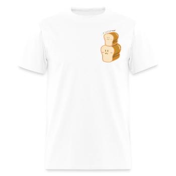 パンパンbread - Men's T-Shirt - white - Front - Jose (178cm)