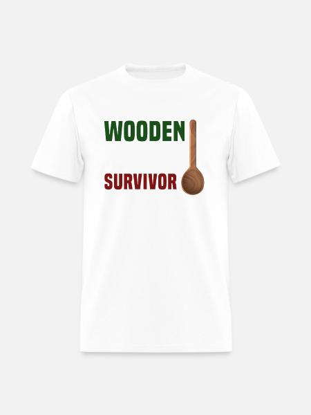 Wooden spoon survivor - Men's T-Shirt - white