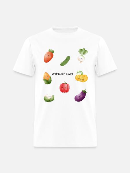 Vegetable_Lover - Men's T-Shirt - white