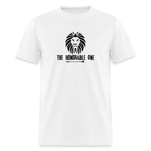 Lion: The Honorable One (Black) - Men's T-Shirt