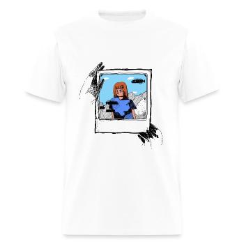 Polaroid girl - Men's T-Shirt - white - Front - Jose (178cm)