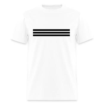 LINEA TRIPLE - T-shirt Homme - blanc - Devant - Jose (178cm)