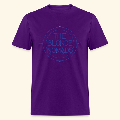 The Blonde Nomads Blue Logo - Men's T-Shirt