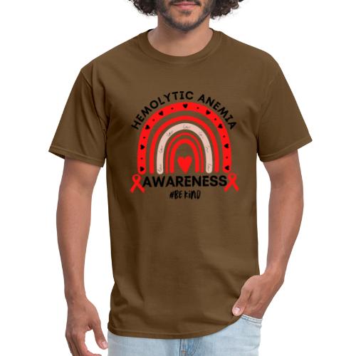 Hemolytic Anemia Awareness Rainbow Warrior Support - Men's T-Shirt