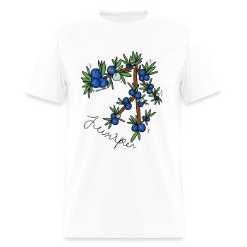 Berry cute! Juniper - Men's T-Shirt - white - Front - Jose (178cm)