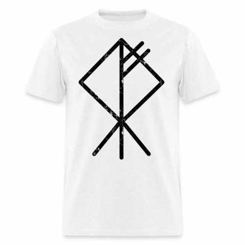 Wolf Viking Rune Symbol for Fenrir Fenriswolf Fans - Men's T-Shirt