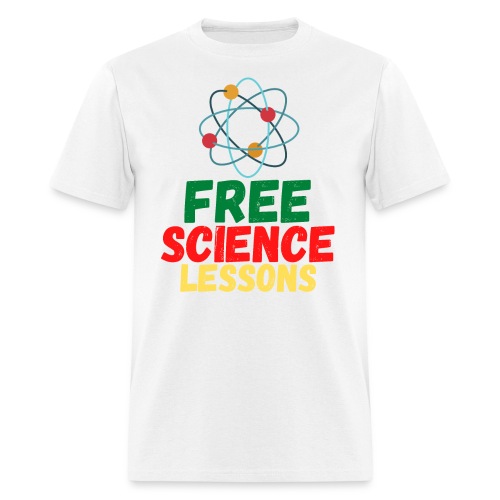 FREE SCIENCE LESSONS Atom Symbol - Men's T-Shirt