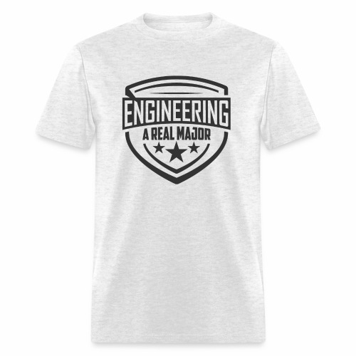 Engineering A Real Major Apparel - Shield Design - Men's T-Shirt
