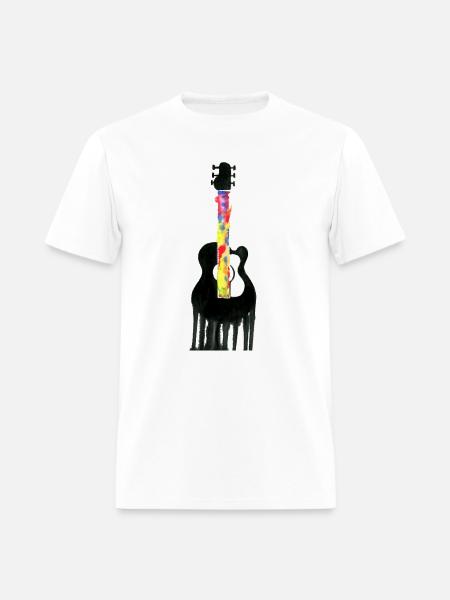 Guitar Flows - Men's T-Shirt - white