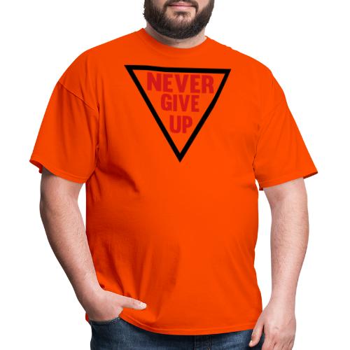 Never Give Up - Men's T-Shirt