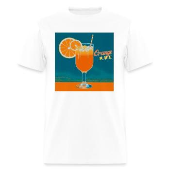 Orange Juice - Men's T-Shirt - white - Front - Jose (178cm)