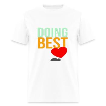 BEST - Men's T-Shirt - white - Front - Jose (178cm)
