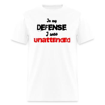 From the defensive end - Men's T-Shirt - white - Front - Jose (178cm)