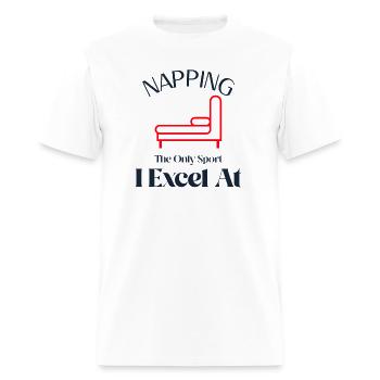 Gift for an inactive person funny gift - Men's T-Shirt - white - Front - Jose (178cm)