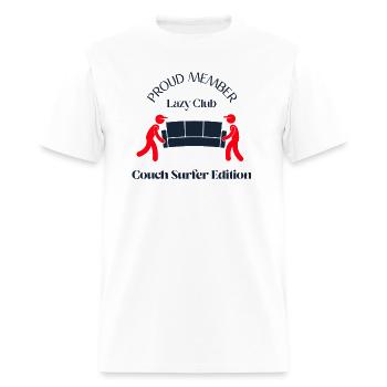 Gift for group of friends who enjoy tv - Men's T-Shirt - white - Front - Jose (178cm)