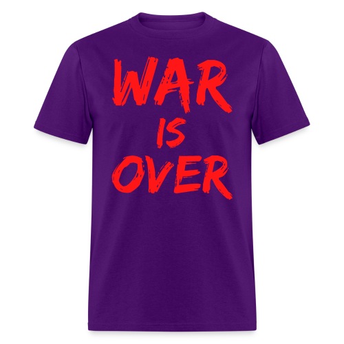 War Is Over (in red paint) - Men's T-Shirt