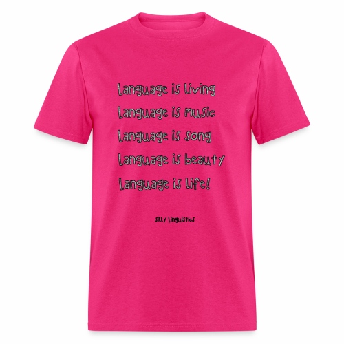 language poem - Men's T-Shirt