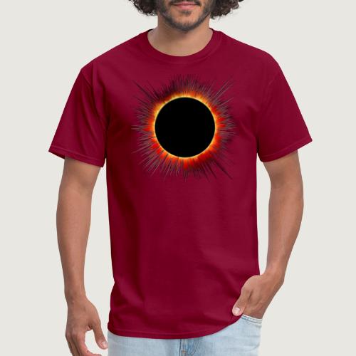 Solar Eclipse Flare Burst Cartoon - Men's T-Shirt
