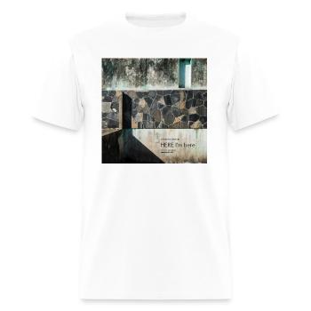 Granite Wall - Men's T-Shirt - white - Front - Jose (178cm)