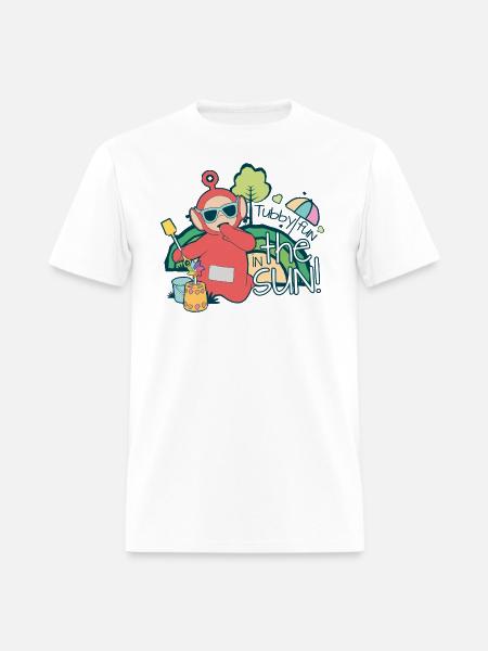 Teletubbies Fun In The Sun With Po - Men's T-Shirt - white