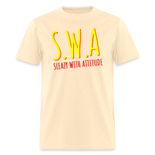 SWA Sleazy With Attitude - Men's T-Shirt