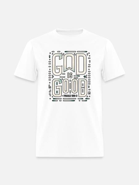 God is Good PSALMS 103:8 - Men's T-Shirt - white