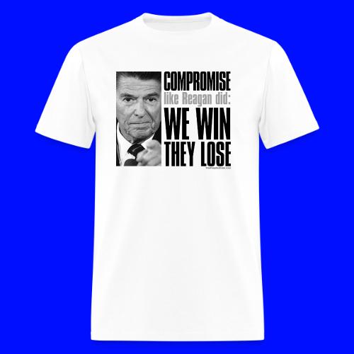 Reagan on Compromise - Men's T-Shirt