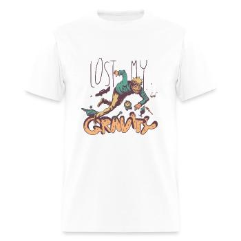 Lost my gravity - Men's T-Shirt - white - Front - Jose (178cm)