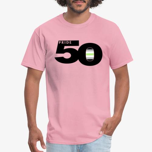 50 Pride Agender Pride Flag - Men's T-Shirt