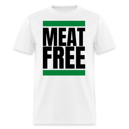 MEAT FREE | Vegan Bodybuilding Vegan Straight Edge - Men's T-Shirt